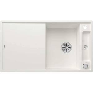 BLANCO Axia III 5 - Мивка от Silgranit, 92x51 см, с управление на оттока и аксесоари, InFino, бяла 523219 (523219) Мивка за вграждане