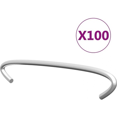 zahrada-XL Gabionová táhla 100 ks pozinkovaná ocel 10 cm