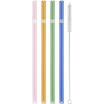 Zwilling Sorrento brčka mix barev 4 ks + kartáček rovný 39500-602 – Zboží Dáma