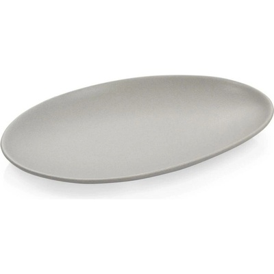 FANCY HOME Talíř servírovací Stones 25 cm šedý