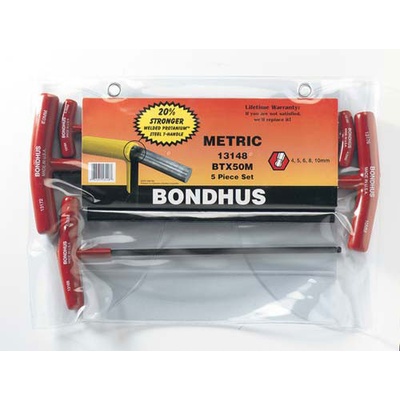 Bondhus Kľúč T 4-10 mm imbus s guličkou 5-dielna sada BTX50M 13148