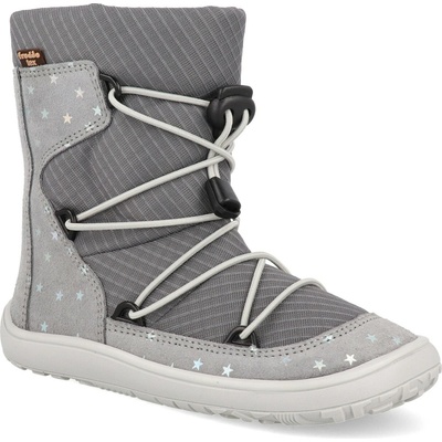 Froddo Barefoot snehule Track Tex Wool Silver strieborné hviezdy