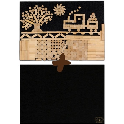 T-WOOD Hrací stěna 360 ks komplet