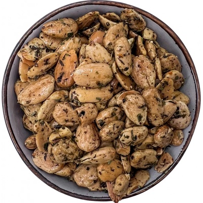 iPlody Mandle Valencie loupané pražené solené s bylinkami 150 g
