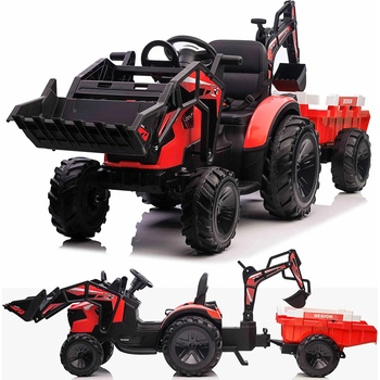 Joy Auto Акумулаторен Трактор Digger 24v батерия Висока версия с рема