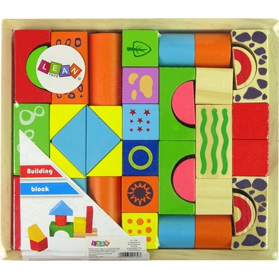 mamido Sada dřevěných kostek s potisky