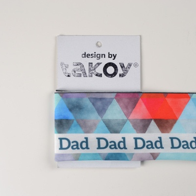Hotový funkční náplet trojúholnik tyrkysový- Dad