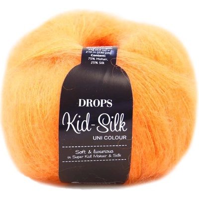 Drops Kid-Silk 49 zářivá oranžová