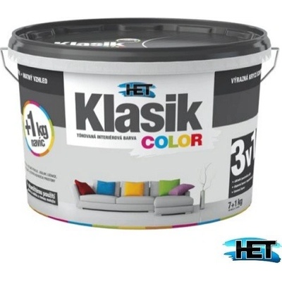 HET KLASIK COLOR 7 + 1 kg šedý platinový