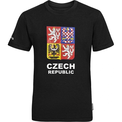 Progress CZ TSHIRT JR Černá,Mix,Bílá