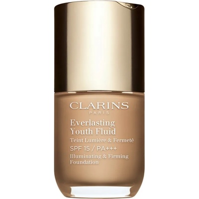 Clarins Everlasting Youth Fluid Foundation озаряващ фон дьо тен SPF 15 цвят 111 Toffe 30ml