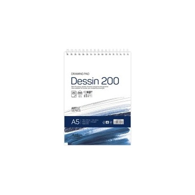 Drasca Пад за рисуване Dessin А5 200г 25л бял