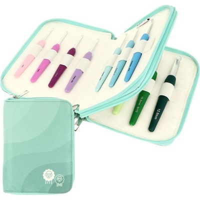 KnitPro Waves Grande Set hliníkových háčikov 14ks