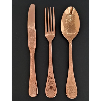 Herdmar Комплект прибори за хранене santamarta - 36 части - медно pvd покритие (174-3036-0117-190-0007)