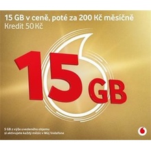 Vodafone edice Zlatá karta + 15GB - zlatakarta