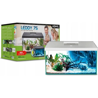 AQUAEL AQUAEL Leddy 75 Day& Night - комплект за аквариум 2.0 бял