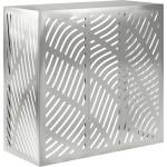 vidaXL Покритие за климатик Сребристо 110 x 50 x 105 см (8014120)