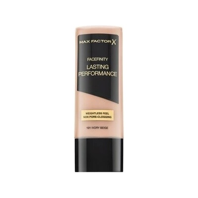 Max Factor Lasting Performance Long Lasting Make-Up dlhotrvajúci make-up pre zjednotenú a rozjasnenú pleť 101 Ivory Beige 35 ml