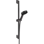 Hansgrohe Pulsify Select - Душ комплект с ръчен душ, 3 струи, тръбно окачване 67 cm и шлаух, черен мат 24160670 (24160670)