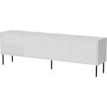 Cama meble RTV шкаф ABI 4D 200x38x62 бял мат (ABI 301250)