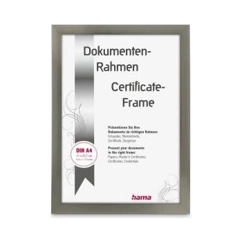 Hama Рамка за снимки Chiaro, A4 (21 x 29, 7 см) - сребриста