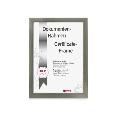 Hama Рамка за снимки Chiaro, A4 (21 x 29, 7 см) - сребриста
