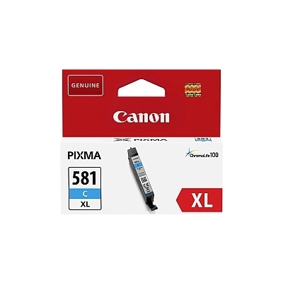 Canon CLI-581 XL C + Canon Plus Glossy II PP-201, 10x15 cm, 100 sheets (2049C001AA_2311B072AA)