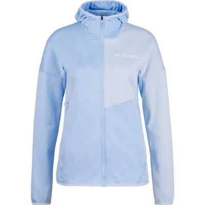 adidas Terrex Дамско поларено яке adidas Terrex Women's Xploric Light Fleece Hooded Jacket Fleece jacket - Glow Blue (105-6001-0412)