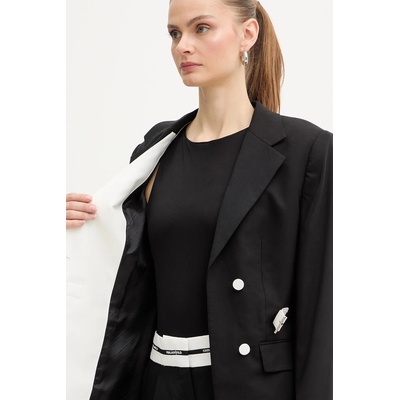 Karl Lagerfeld Сако с вълна Karl Lagerfeld BW ESSENTIAL (B1W14006)