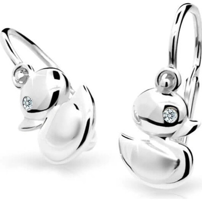 Cutie Jewellery detské náušnice z bieleho zlata C1954-10-10-X-2