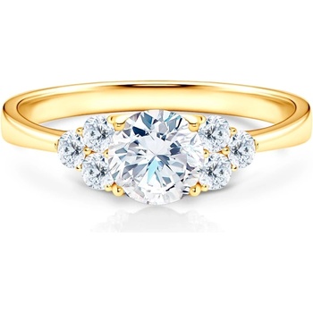 SAVICKI Приказен годежен пръстен: злато, лабораторен диамант