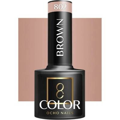 OCHO NAILS gél lak na nechty Brown 802, 5 g