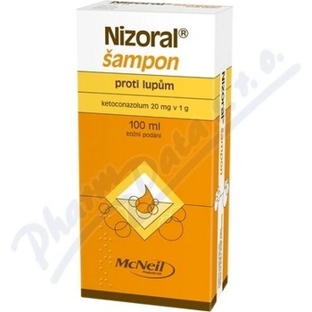 Nizoral šampón 2% shp.1 x 100 ml