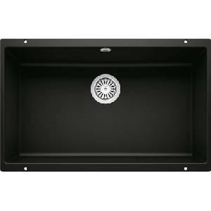 BLANCO Rotan 700 - Мивка от Silgranit, 73x46 см, черна 526099 (526099) Мивка за вграждане