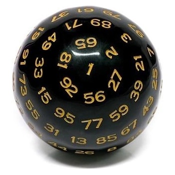 Stostěnná kostka, farba modrá