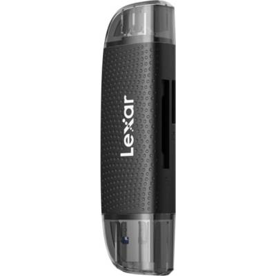 Lexar Четец за карти Lexar LRW310X-BNBNG, USB Type-A/C, SD/SDHC/SDXC/MicroSDHC/MicroSDXC (LRW310X-BNBNG)