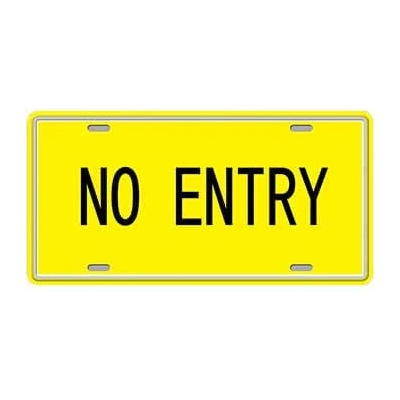 Ceduľa značka No entry