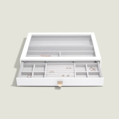 Stackers šperkovnice se šuplíkem White Supersize Display Drawer bílá 75901