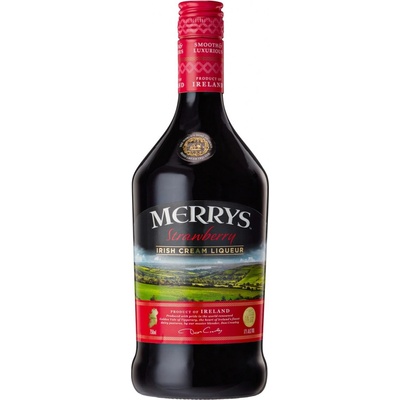 Merrys Strawberry Cream 17% 0,7 l (holá láhev)