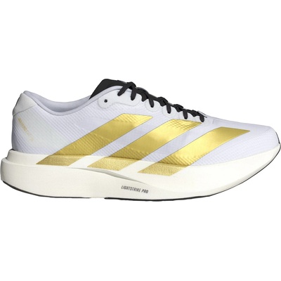 Adidas Мъжки маратонки adidas Adizero Evo SL Woven Running shoes - FTWR White / Matte Gold / Core Black - размер 8 (UK) (023-2826-0315)