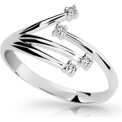Danfil Dámský prsten v bílém zlatě 1707