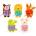 Tooky Toy Tooky Toy: Комплект с 5 в 1 низанки животни (TL417)