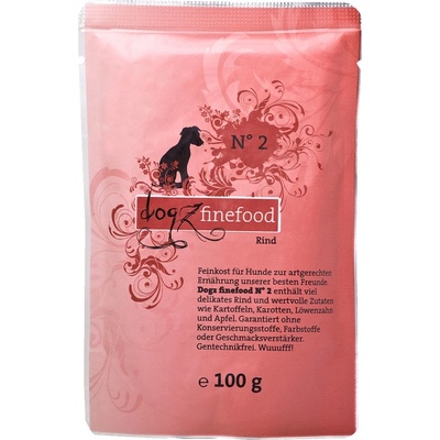 Dogz finefood Adult No. 2 hovězí maso 12 x 100 g