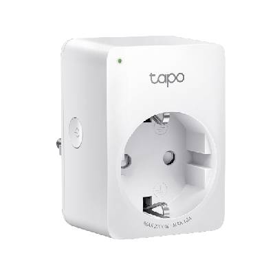 TP LINK TAPO P100 Смарт контакт 10A, 2300W, 2.4Ghz, задаване на график, таймер (P100-1PK)