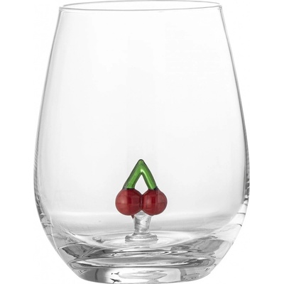 Bloomingville Sklenice na vodu Misa Cherries čirá barva sklo 560 ml