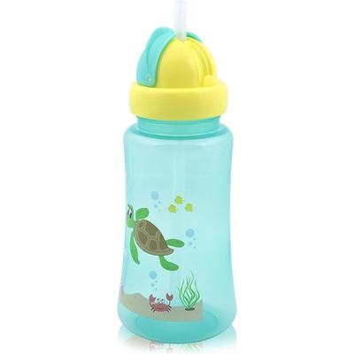 Lorelli Спортна бутилка със сламка Lorelli - 330 ml, Зелена (10200930003)