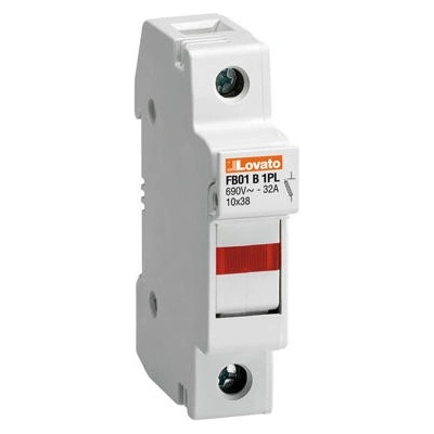 LOVATO Electric FB01B1PL pojistkový odpojovač 1P 10x38 NO UR s indikací