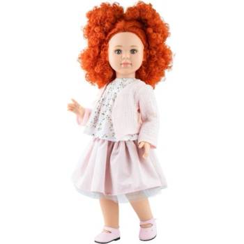 Paola Reina - Комплект дрехи за кукла - Блузка, розова пола с точки и сако - 60 см (56568)