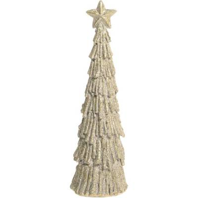 Chic Antique Třpytivý dekorační vánoční stromek Tree Verte - Ø 9*28 cm - Chic Antique