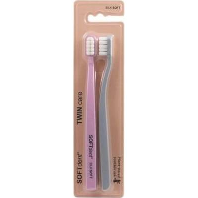 Soft Dent TWIN zubní kartáček Extra jemný 2 ks